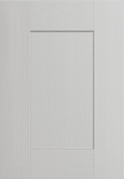 5 Piece V-Groove Wide Frame Wood Grain Effect Shaker Kitchen Cabinet Door kitchen door image
