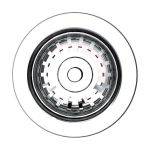 Clearwater 90mm Strainer Waste with Overflow - Stainless Steel