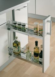 Storage Basket Set, for Cabinet Width 150 mm, 90°, Vauth-Sagel VS SUB Slim