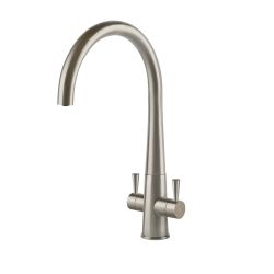 Clearwater Corona, Dual Lever, Swan Neck, Kitchen Mixer Tap