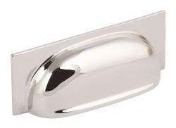 Queslett Brass Kitchen Door Cup Pull Handle