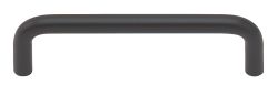 D Pull Handle, Steel, Fixing Centres 96-128 mm white