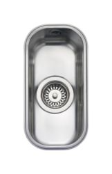 Rangemaster Atlantic Classic Polished Stainless steel 156 mm Undermount Kitchen Sink - UB15