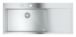 Grohe K1000 Stainless steel 710 mm Inset or Flush mount Kitchen Sink - 31 576 SD0