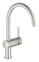Grohe Minta Contemporary C-Spout Single Lever Monobloc Mixer Tap
