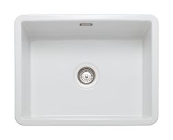 Rangemaster Rustique White Ceramic 536mm Undermount or Insetmount Kitchen Sink