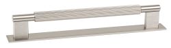 Arpa Aluminium Kitchen Door D Pull Handle with Backplate