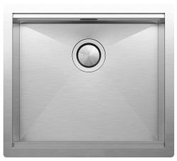 Clearwater Stark Brushed Stainless steel 480 mm Inset or Undermount Kitchen Sink
