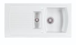 Clearwater Sonnet Ceramic 1.5 bowls Inset Kitchen Sink
