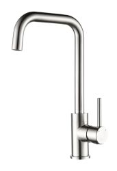 The1810 T523 Alpsee stainless steel kitchen tap with square U-spout and single-lever mixer control