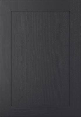 5 Piece, Flat, Narrow Frame Painted Ash Wood Grain Shaker Kitchen kitchen door image