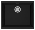 Clearwater Siena Nero Granite 500 mm Inset or Undermount Kitchen Sink