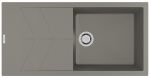 Clearwater Rio Concrete Granite 480 mm Single bowl Large Inset Kitchen Sink with drainer