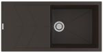 Clearwater Rio Mocha Granite 480 mm Single bowl Large Inset Kitchen Sink with drainer