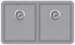 Clearwater Nova Quarex Granite Double bowl Inset or Undermount Kitchen Sink