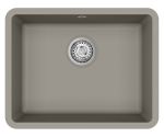 Clearwater Nova Quarex Granite 535 mm Single bowl Inset or Undermount Kitchen Sink - Fossil Grey