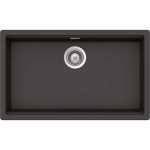 Schock CRISTADUR Green Line : Kiruna N100XL 700 mm Single Bowl Undermount Granite Composite Kitchen Sink - Dusk Grey