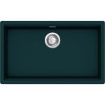 Schock CRISTADUR Green Line : Kiruna N100XL 700 mm Single Bowl Undermount Granite Composite Kitchen Sink - Ivy Coloured