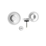Schock Sink Waste Kit for Quadro N-100, 100s, Mono N-100, 100s, Pinedo D-100, 100l, 100xs Stainless Steel