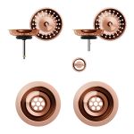 Schock Sink Waste Kit for Mono D-200, Signus C-150 & Quadro N-150 - Copper