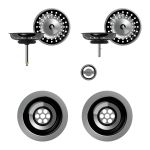 Schock Sink Waste Kit for Mono D-200, Signus C-150 & Quadro N-150 - Gunmetal