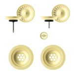 Schock Sink Waste Kit for Mono D-200, Signus C-150 & Quadro N-150 - White Gold