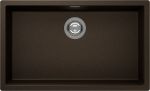 Schock CRISTADUR Kaia N-100XL 700 mm Extra Large Single Bowl Undermount Granite Composite Kitchen Sink - Bronze Grey