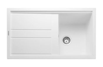 Igneous 330 mm Single Bowl Compact Sink, Rangemaster Topaz