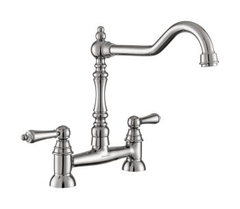 Rangemaster Waverley, Country Style Spout, Traditional Belfast Bridge Kitchen Tap