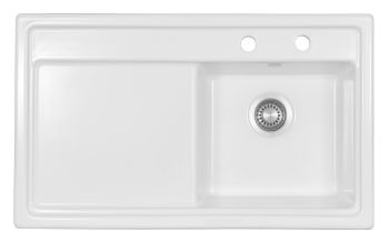 Clearwater Opus Ceramic Compact Single bowl Inset Kitchen Sink
