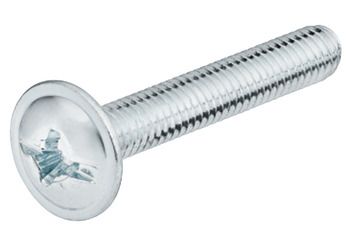 100 Pack M4 Thread screws with Combi Slot for PZ2 Cross Slot or Flat-Bladed Screwdrivers