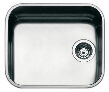 Smeg Alba Brushed Stainless steel 450 mm Undermount Kitchen Sink - UM45
