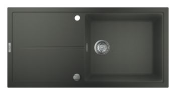 Grohe K400 Quartz composite 480 mm Single bowl Inset Kitchen Sink with drainer
