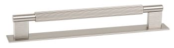 Arpa Aluminium Kitchen Door D Pull Handle with Backplate