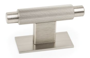 Arpa Aluminium Kitchen Door T Knob with Backplate