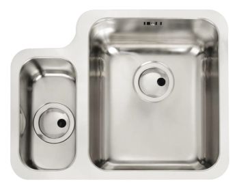 Abode Matrix R50 Brushed Stainless steel 1.5 bowl L-Shape Undermount Kitchen Sink