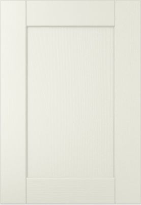 5 Piece, V-Groove, Medium Frame, Wood Grain Effect Shaker Kitchen kitchen door image