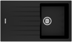 Clearwater Tivoli Granite 347 mm Single bowl Inset Kitchen Sink with drainer