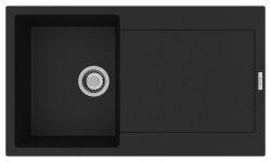 Clearwater Carina Granite 347 mm Single bowl Inset Kitchen Sink with drainer