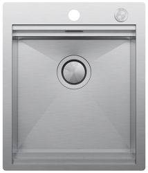 Clearwater Urban Smart Brushed Stainless steel 380 mm Inset Kitchen Sink