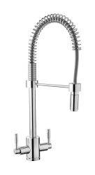 Rangemaster Aquatrend Professional, Dual lever, Chrome Spray Kitchen Tap - TRE1SPRCM/