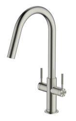 Clearwater Topaz, Dual Lever, J-Spout, Kitchen Mixer Tap
