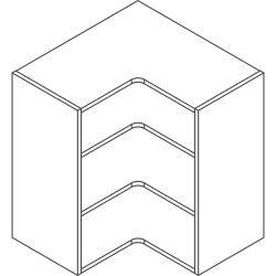 Flatpack Tall Corner Wall Unit