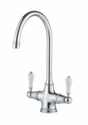 Clearwater Alrisha, Dual Lever, Swan Neck, Kitchen Mixer Tap
