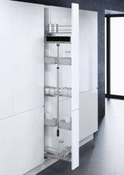 Pull Out Unit, with Storage Baskets for 150 mm Cabinet, VS TAL WIRO Broom
