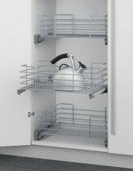 Pull Out Basket Set, Full Extension