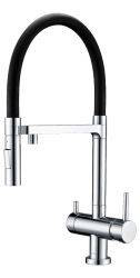 Clearwater Filter Pro Bellatrix, Dual Lever, Professional, 3-in-1 Filtered Water Kitchen Tap with Pull Out Spray