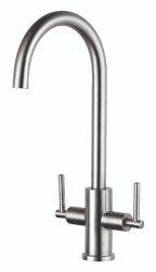 Clearwater Calypso, Dual Lever, Swan Neck, Kitchen Mixer Tap
