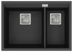 Clearwater Capri Quarex Granite 1.75 bowls Inset or Undermount Kitchen Sink