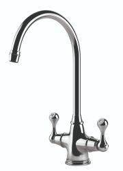 Clearwater Coriolis, Dual Lever, Swan Neck, Kitchen Mixer Tap